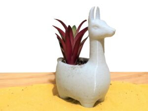Cute Llama Planter 24 Colors - 3D Printed Animal Planter - Succulent Planter Pot - Flower Pot For Succulents